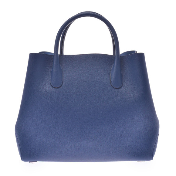 Dior Handbags - Christian Dior Blue Calfskin Tote Bag